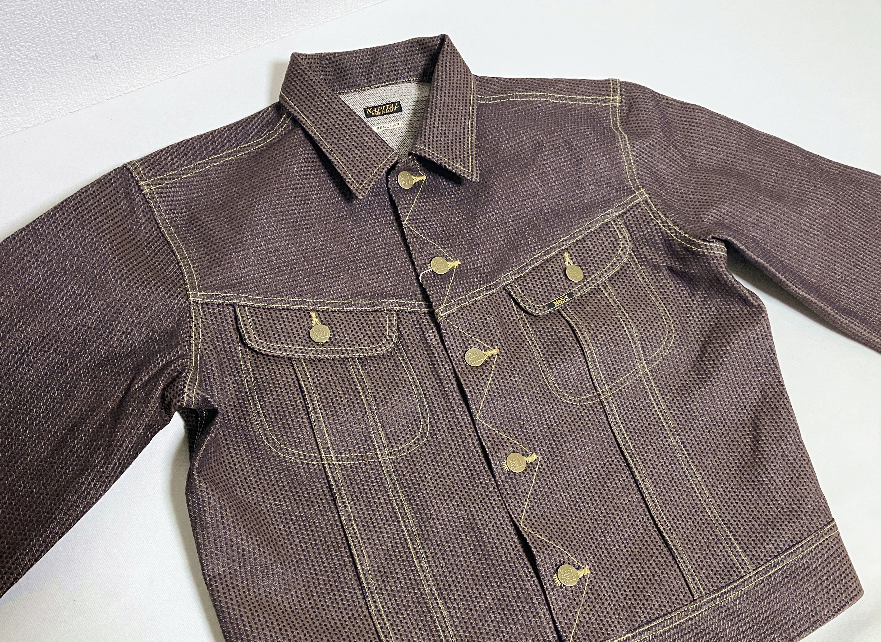 Kapital KAPITAL century denim westerner jacket regular no.5-s brown Size US S / EU 44-46 / 1 - 3 Thumbnail
