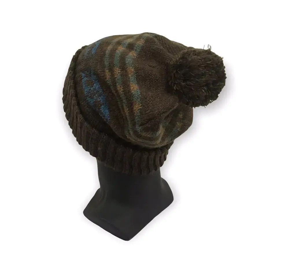 Japanese Brand Japanese Brand Bobble Beanie Hat Size ONE SIZE - 3 Thumbnail
