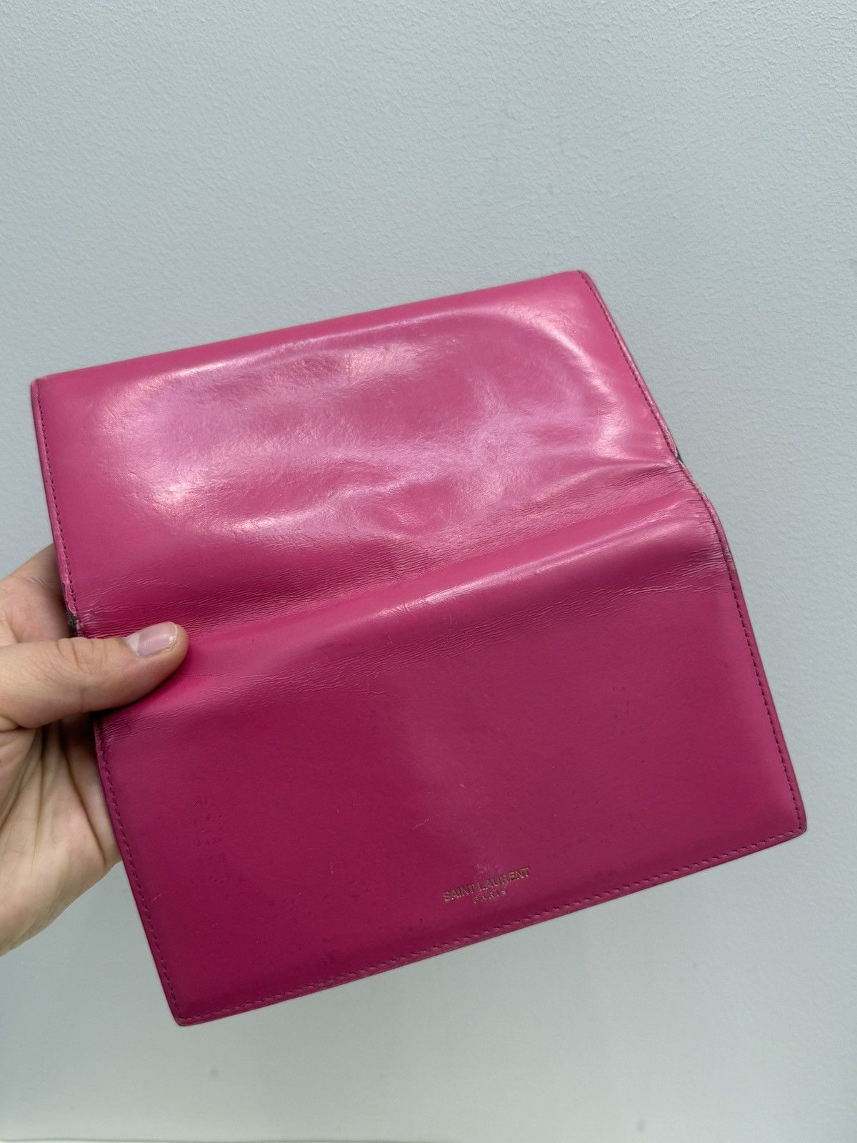 Saint Laurent Paris Saint Laurent paris Pink Wallet Size ONE SIZE - 5 Thumbnail