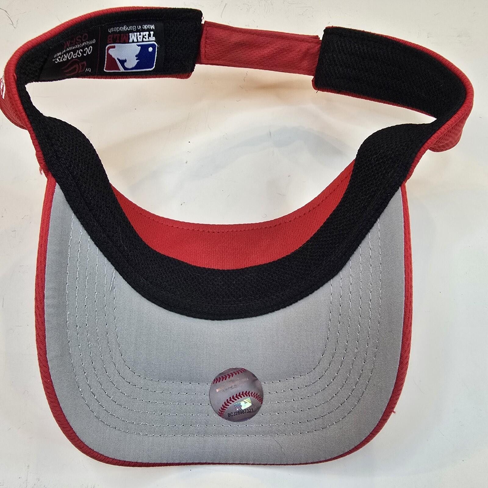 Other CINCINNATI REDS VISOR HAT MLB BASEBALL ADJUSTABLE CAP Size ONE SIZE - 3 Thumbnail