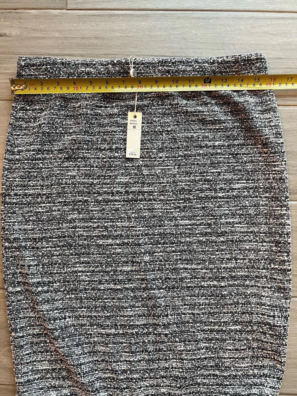 Designer Max Studio Elastic Waist Stretchy Knit Pencil Skirt Size M Size 32" / US 10 / IT 46 - 5 Thumbnail