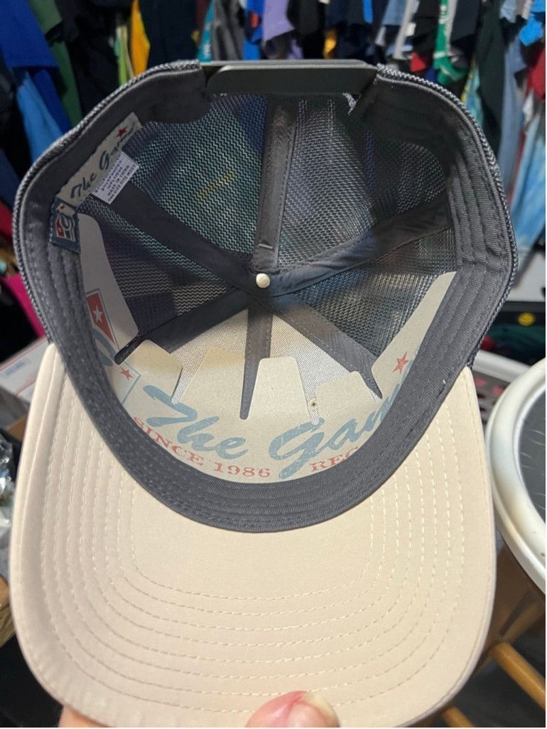 The Game Men's The Game Clayton NY Trucker Hat Beige Charcoal Size ONE SIZE - 5 Thumbnail