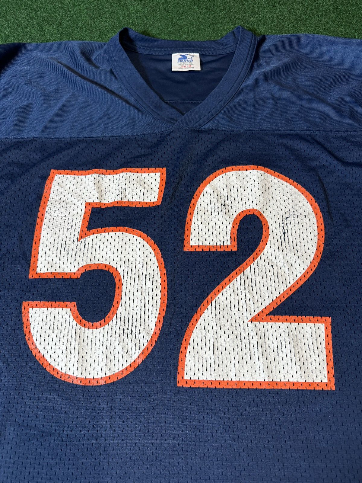 NFL × Starter × Vintage Vintage 90s Bryan Cox #52 Chicago Bears Starter Blue Jersey Size US M / EU 48-50 / 2 - 4 Thumbnail