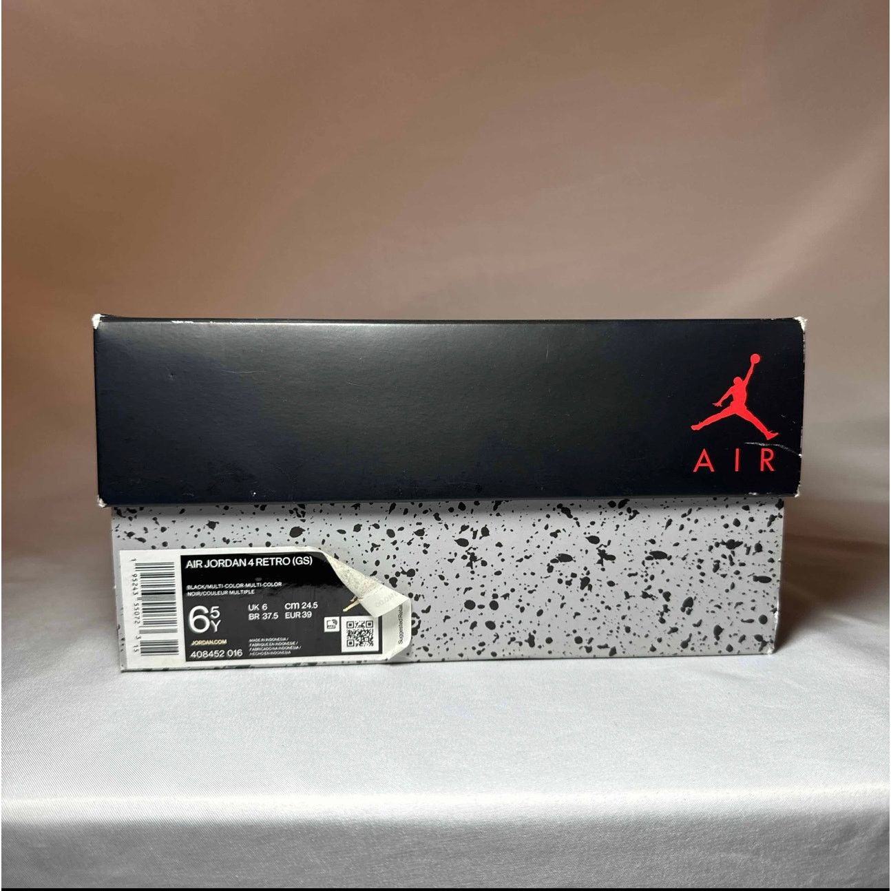 Jordan Brand × Nike Size 6.5 Nike Air Jordan 4 Retro GS Red Thunder Men's Shoes Size US 6.5 / EU 39-40 - 9 Thumbnail