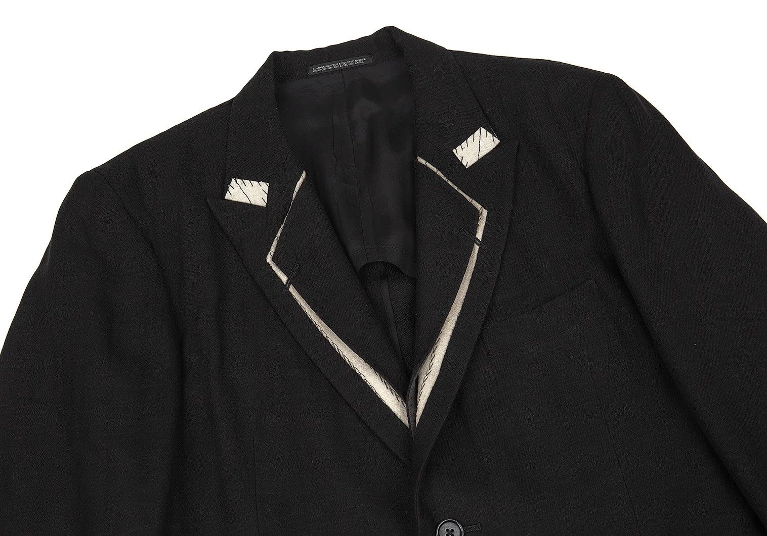 Yohji Yamamoto Yohji Yamamoto Tailored Design Linen Cotton Jacket Size US XL / EU 56 / 4 - 2 Thumbnail
