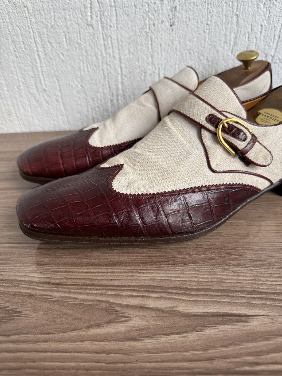 Gucci Exotic crocodile spectator by Tom ford Size US 11 / EU 44 - 2 Thumbnail