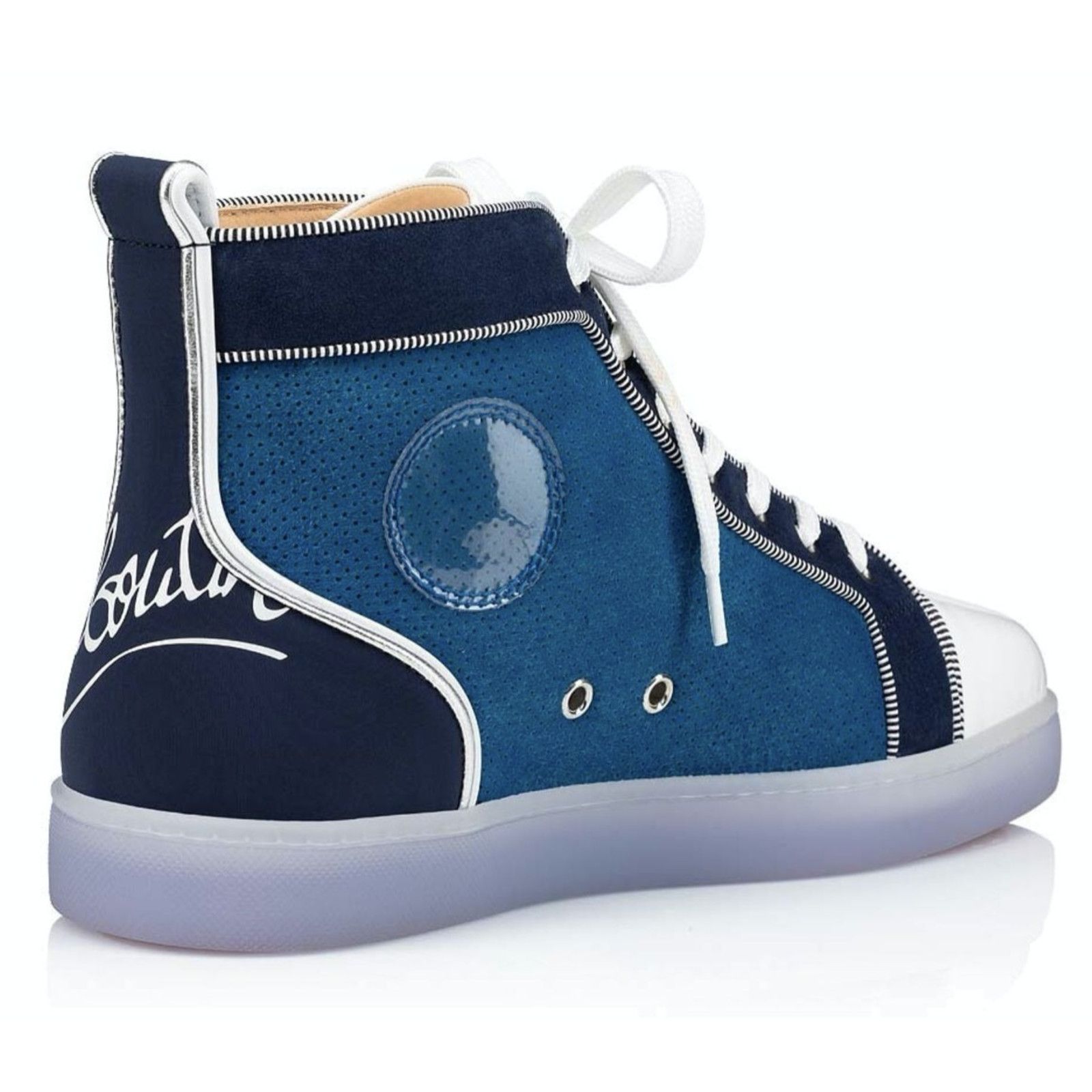 Christian Louboutin Christian Louboutin Fun Louis Flat Ludwig High Top Sneaker Size US 10.5 / EU 43-44 - 7 Thumbnail