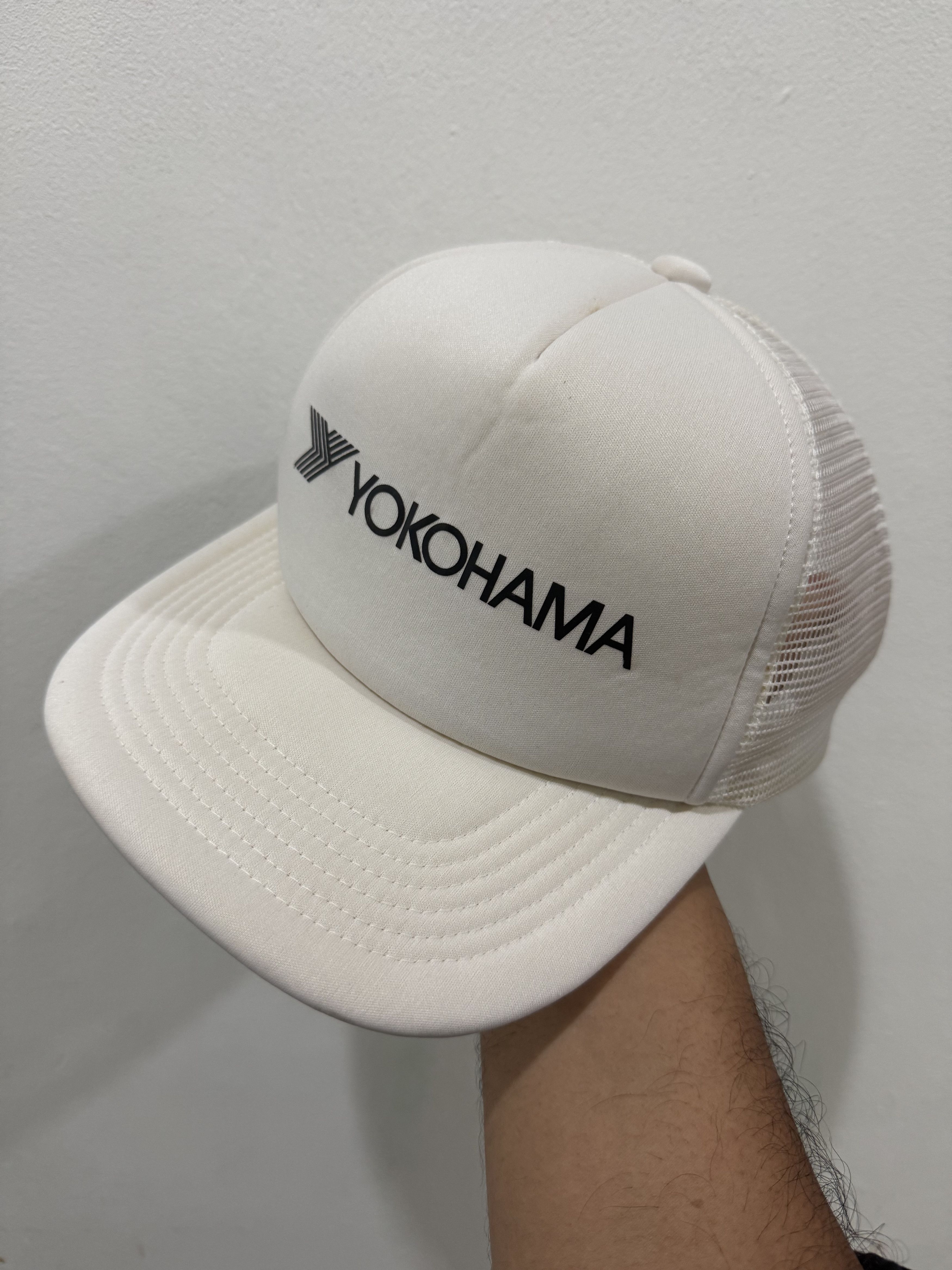 Japanese Brand VTG Yokohama Trucker Hat Size ONE SIZE - 2 Thumbnail