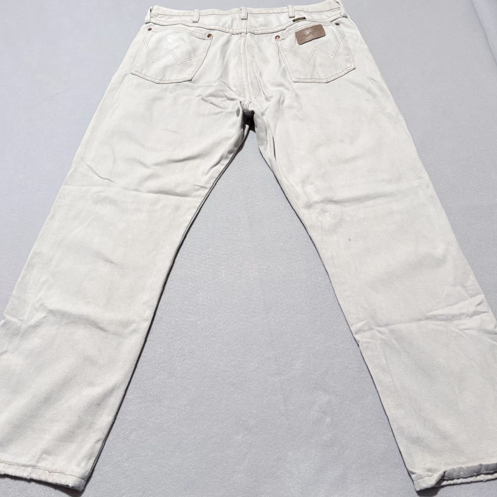 Wrangler Wrangler Cowboy Cut Original Fit Jeans Men's Ivory Denim Classic Zip Fly 38X30 Size US 38 / EU 54 - 6 Thumbnail