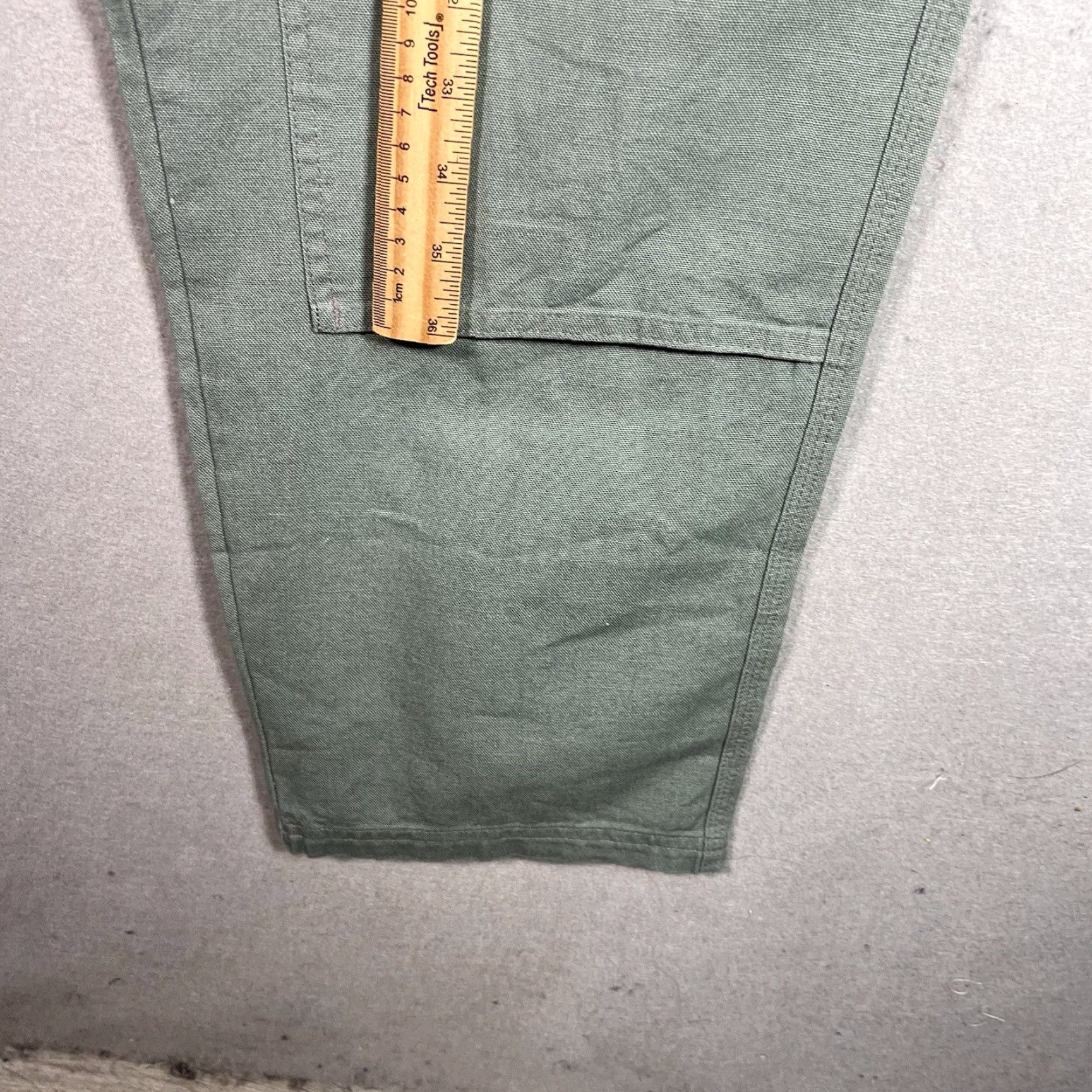 Patagonia VINTAGE Patagonia Stand Up Pants Adult 36 Green Organic Cotton Workwear Carpenter Mens Pants 36 Green Regular Inseam 34 Size US 36 / EU 52 - 4 Thumbnail