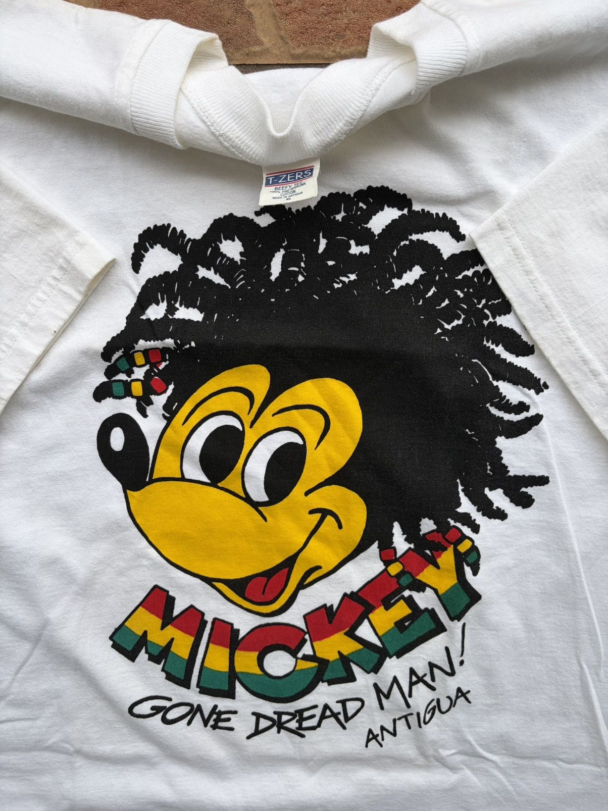 Other Vintage Mickey Rasta shirt Size US XL / EU 56 / 4 - 2 Thumbnail