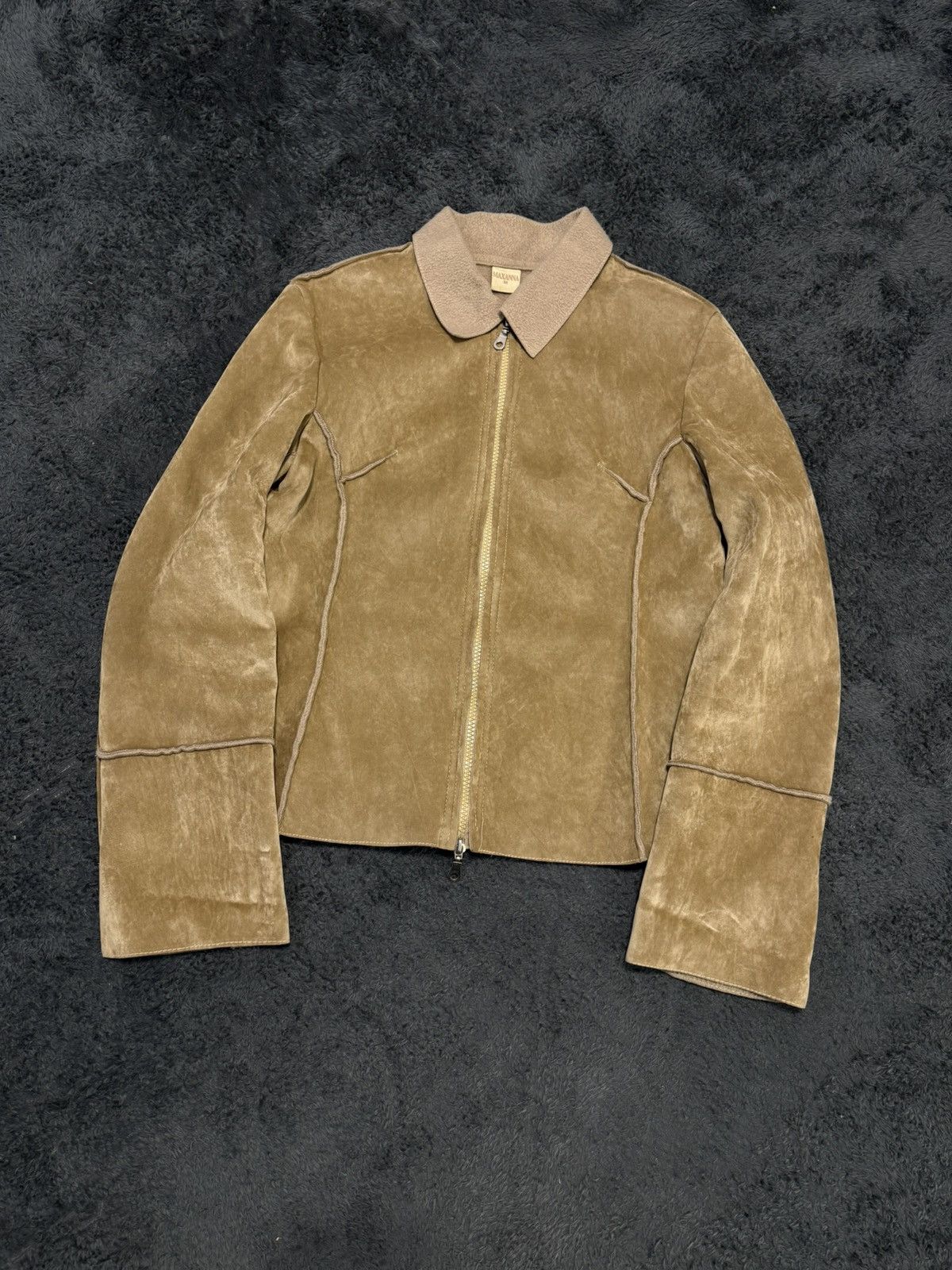 Hysteric Glamour × Undercover 2000s Vibe Wool Leather Y2K Juicy Couture Style Jacket Size M / US 6-8 / IT 42-44 - 1 Thumbnail