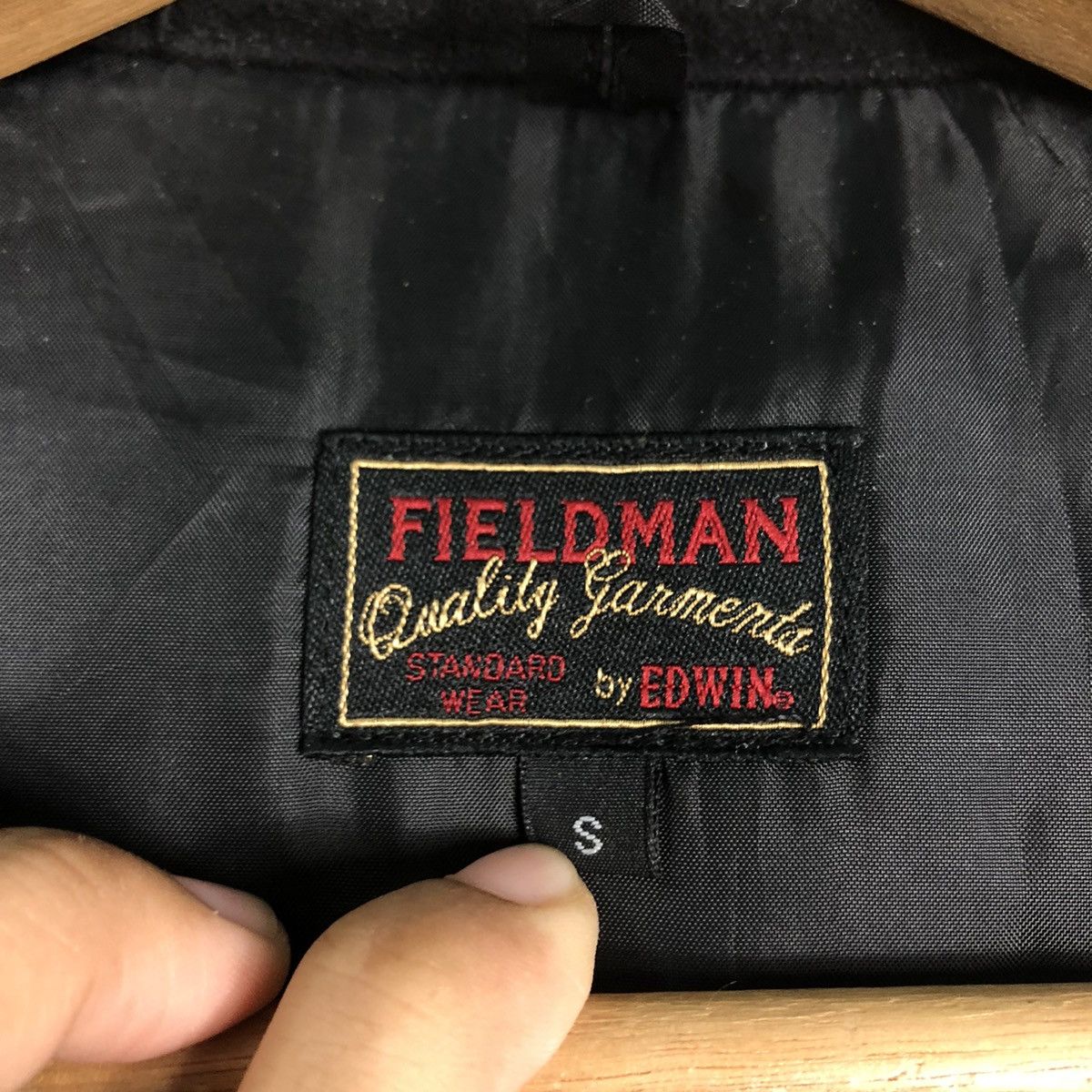 Edwin 🔥Rich Black Biker Vest Edwin Fieldman Racer Cowboy Size US S / EU 44-46 / 1 - 16 Thumbnail