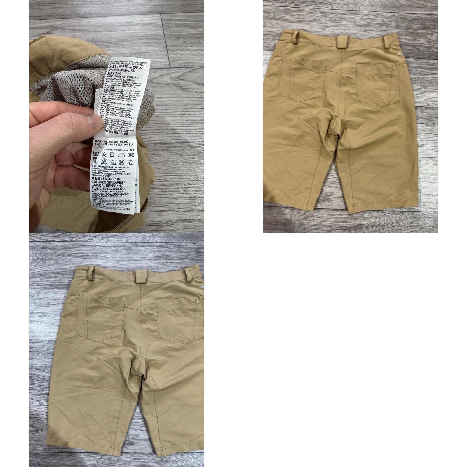 Salomon VINTAGE Salomon Outdoor Hiking Shorts Men Regular 32 Beige Outdoor Athletic 90s? Size US 32 / EU 48 - 9 Thumbnail