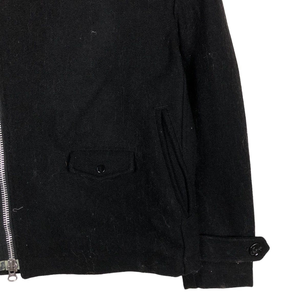 Japanese Brand 🔥Vintage Wool Biker Jacket Asymmetric Zipper CioPanic Japan Size US M / EU 48-50 / 2 - 5 Thumbnail