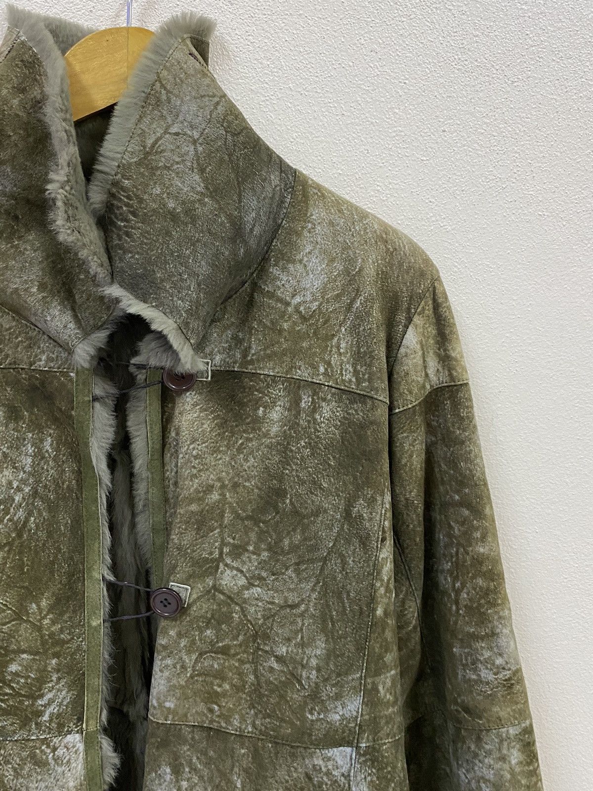 Vintage Vintage Leather Fur Rabbit Jacket Size L / US 10 / IT 46 - 8 Thumbnail