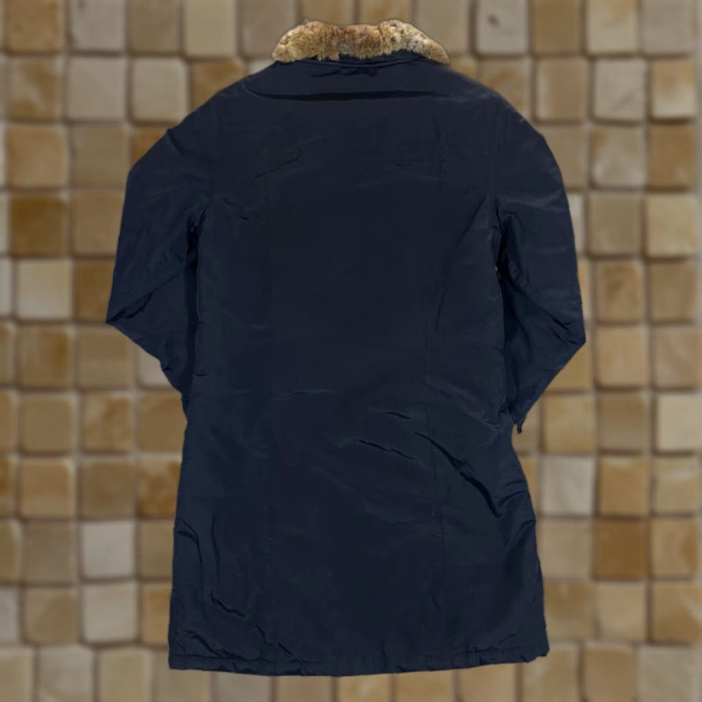 Vintage VINTAGE WOOLRICH Fur Trim Down Fill Padded Longline Zip Jacket Women's Large Size L / US 10 / IT 46 - 1 Thumbnail