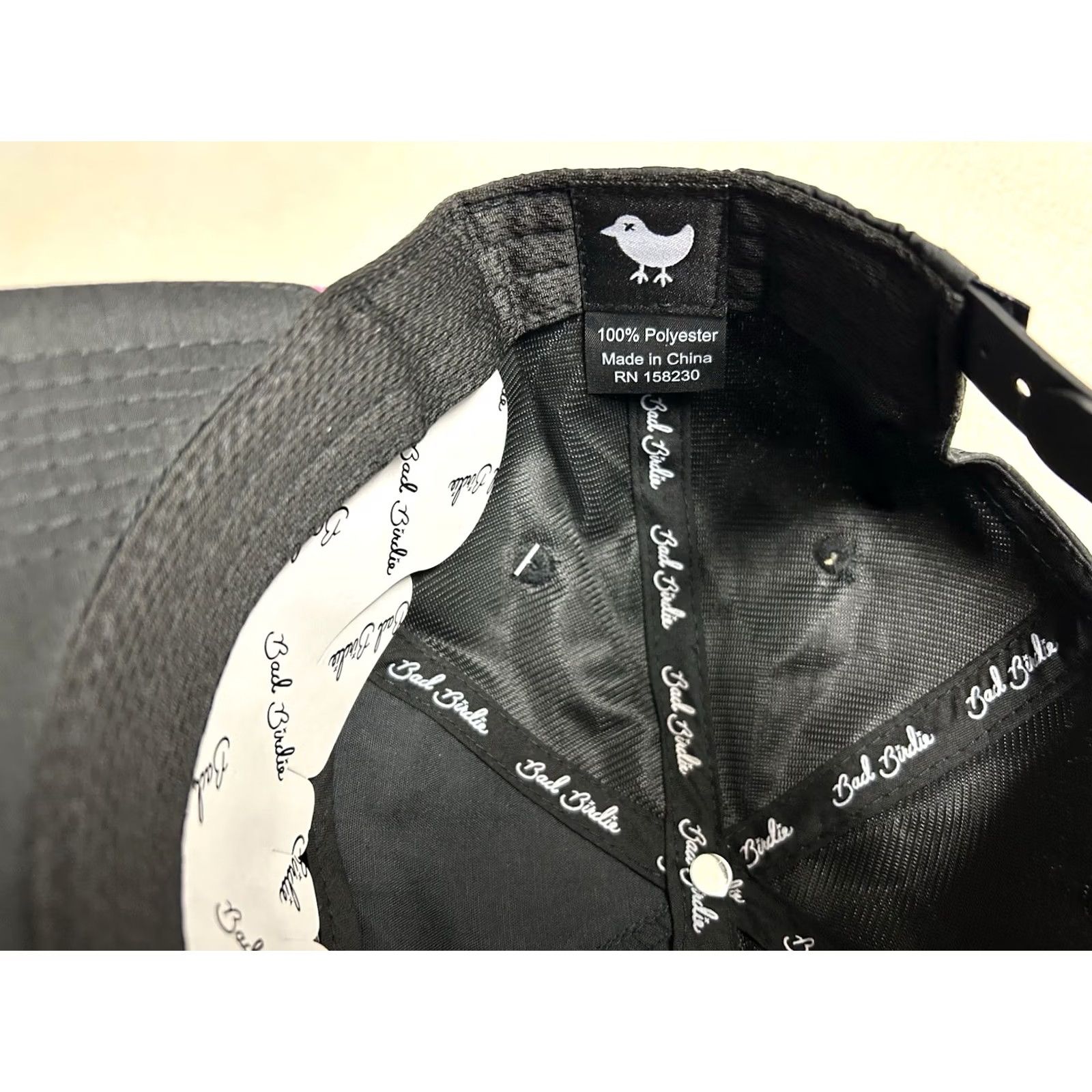 Roper Bad Birdie Men’s Florida Rope Golf Hat Adjustable Black/Pink Snapback Size ONE SIZE - 6 Thumbnail
