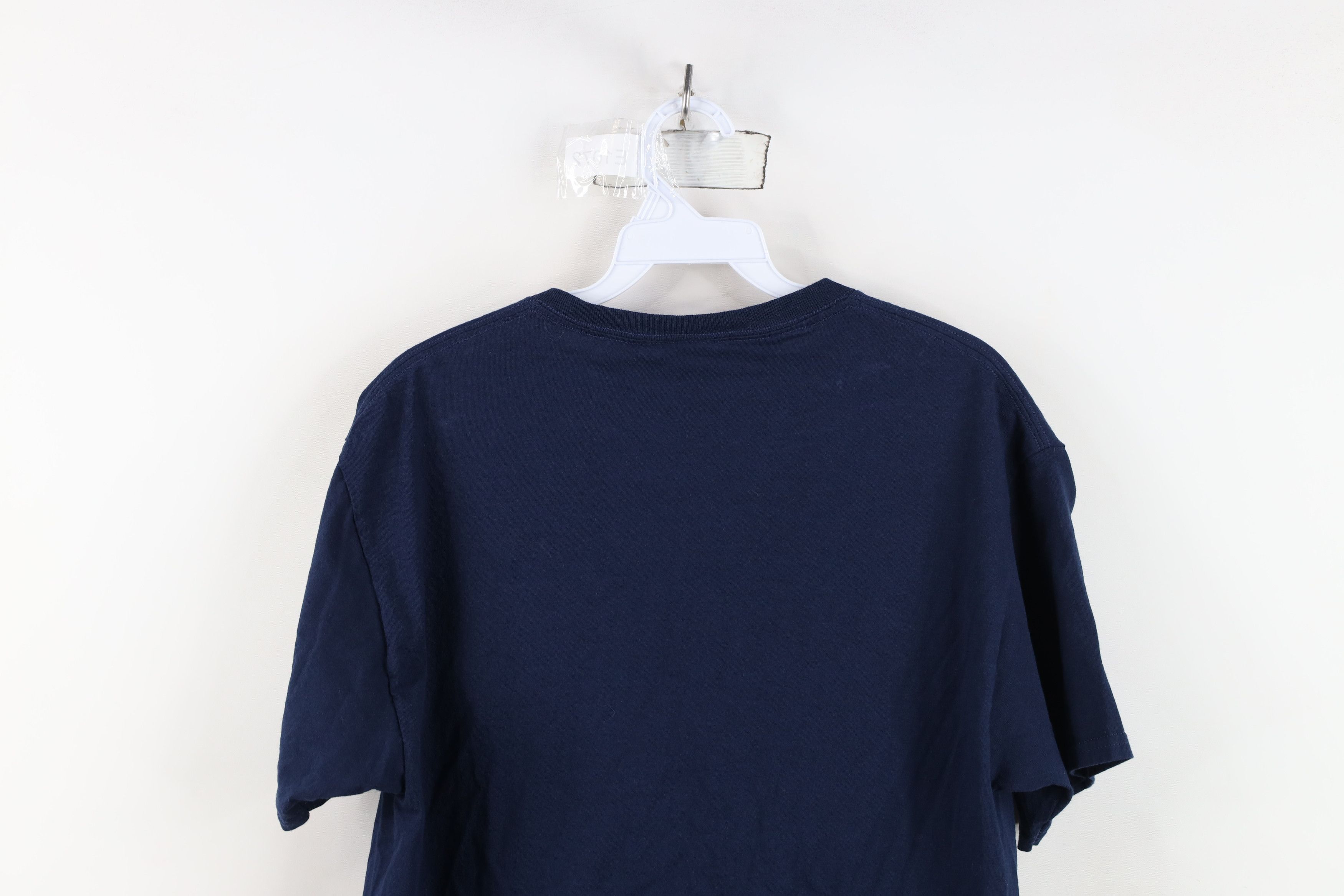 Vintage Vintage 90s Y2K Streetwear Wolf Moon T-Shirt Navy Blue Size US M / EU 48-50 / 2 - 12 Thumbnail