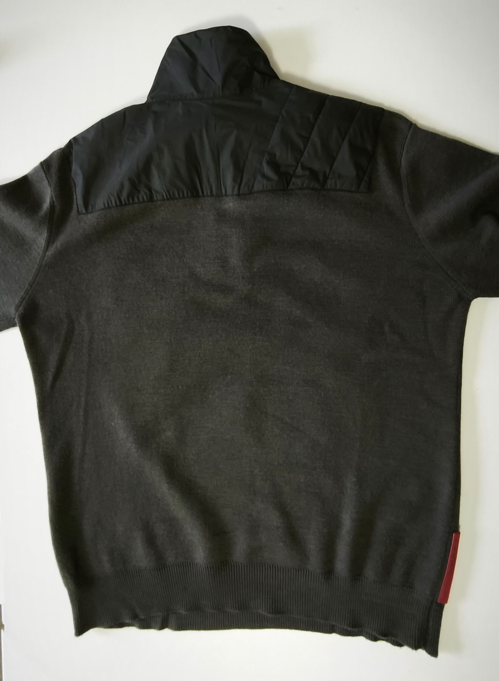 Prada Vintage Prada red tab - Double collar wool / nylon sweater Size US M / EU 48-50 / 2 - 20 Thumbnail