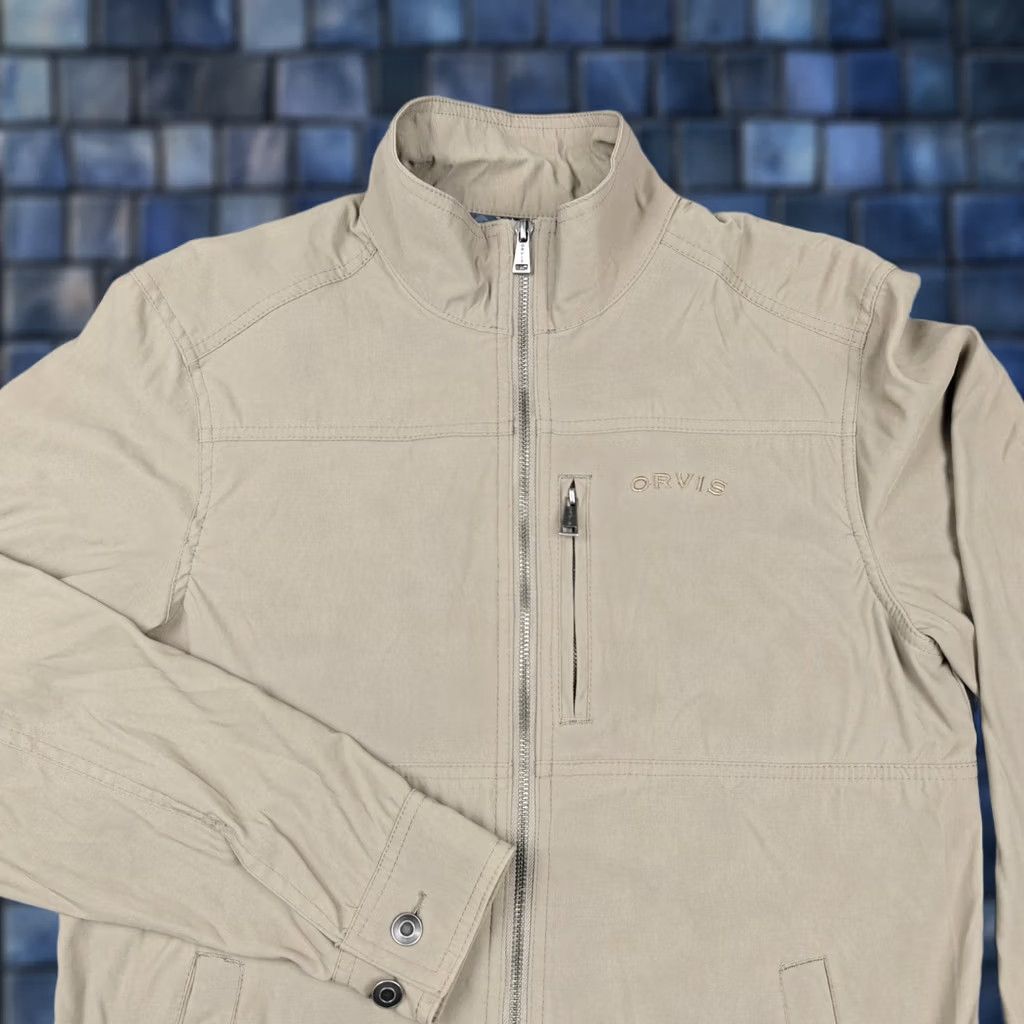Orvis Orvis Jacket Mens Small Beige Classic Collection Full Zip Windbreaker Shirt? Size US S / EU 44-46 / 1 - 1 Thumbnail