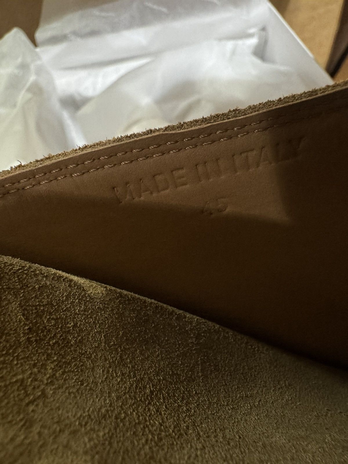 Off-White Off White Metal Logo Suede Clogs Size US 12 / EU 45 - 10 Thumbnail