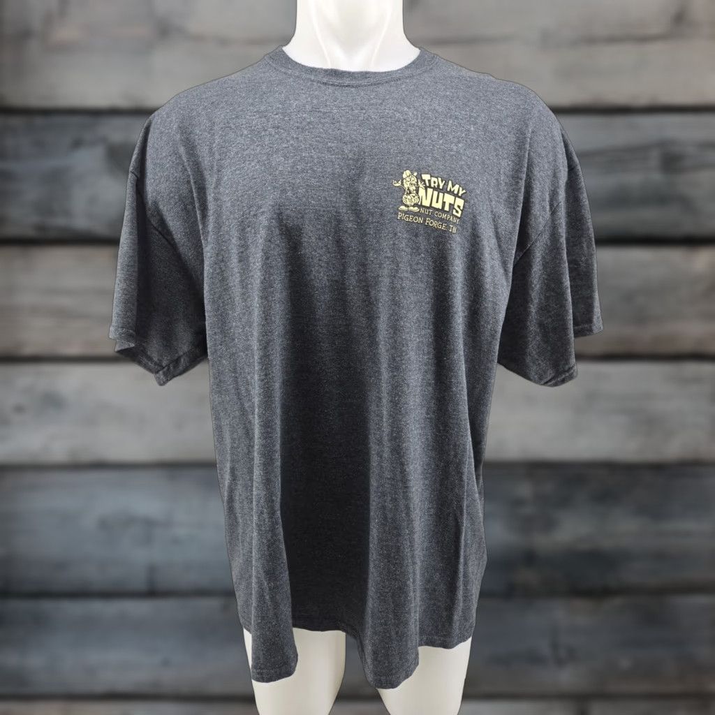Gildan Try My Nuts Co Pigeon Forge TN T-Shirt 2XL Rod Run Gray Size US XXL / EU 58 / 5 - 1 Thumbnail