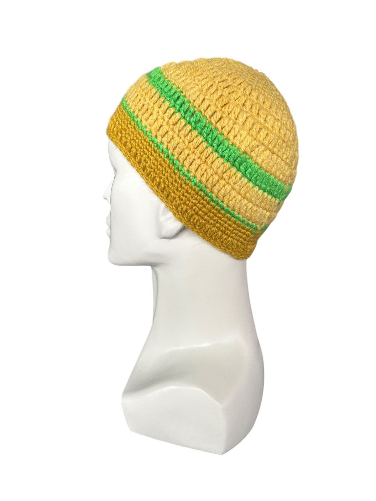 Japanese Brand × Kapital × Vintage Crochet Knitted handmade Beanie Hats ☠️☠️ Size ONE SIZE - 3 Thumbnail