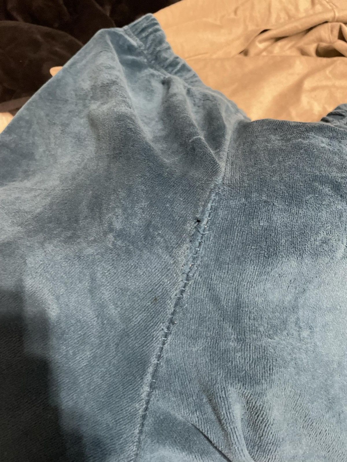 Christian Dior Monsieur Rare Vintage Christian Dior Velour Sweatpant Designer Blue Size US 33 - 6 Thumbnail