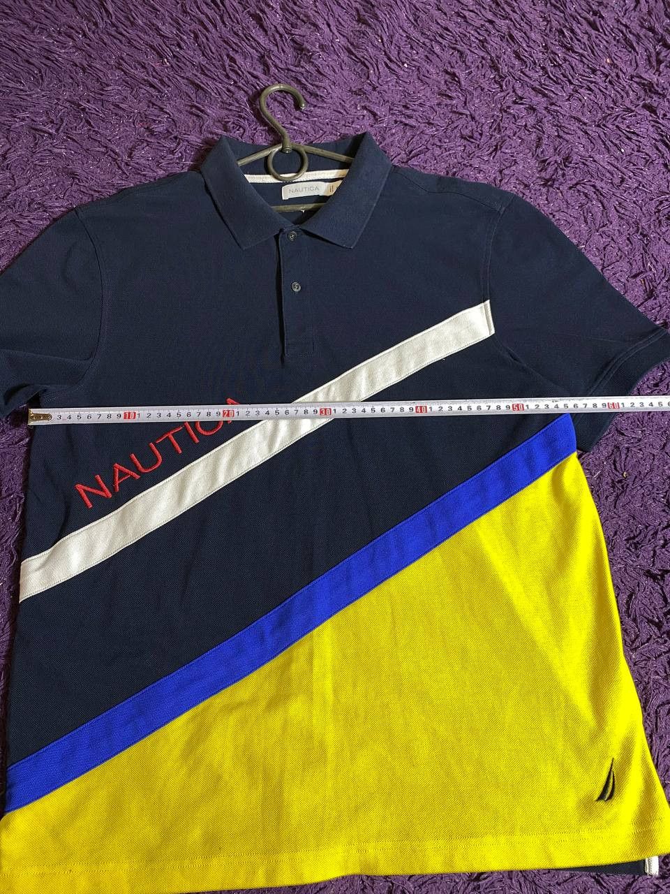 Nautica Mens Nautica Long Sleeve Rugby Shirt size XL Size US XL / EU 56 / 4 - 3 Thumbnail