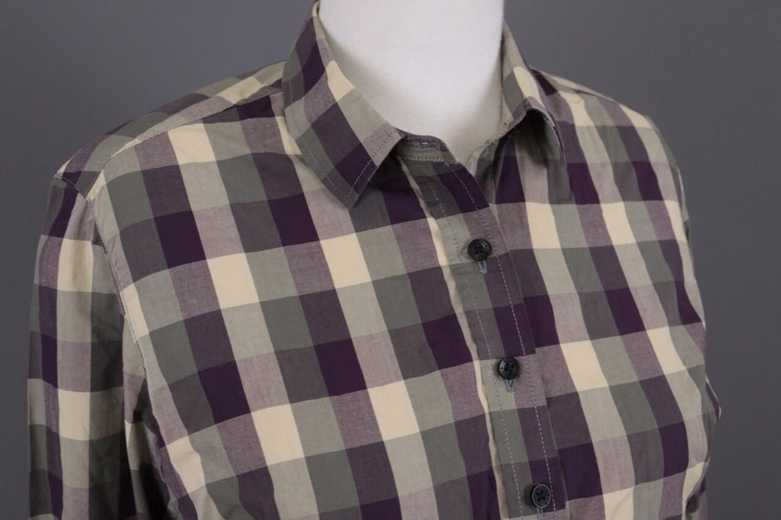 Designer Harkila Multicolor Check Button Down Blouse Shirt Size S Size S / US 4 / IT 40 - 5 Thumbnail