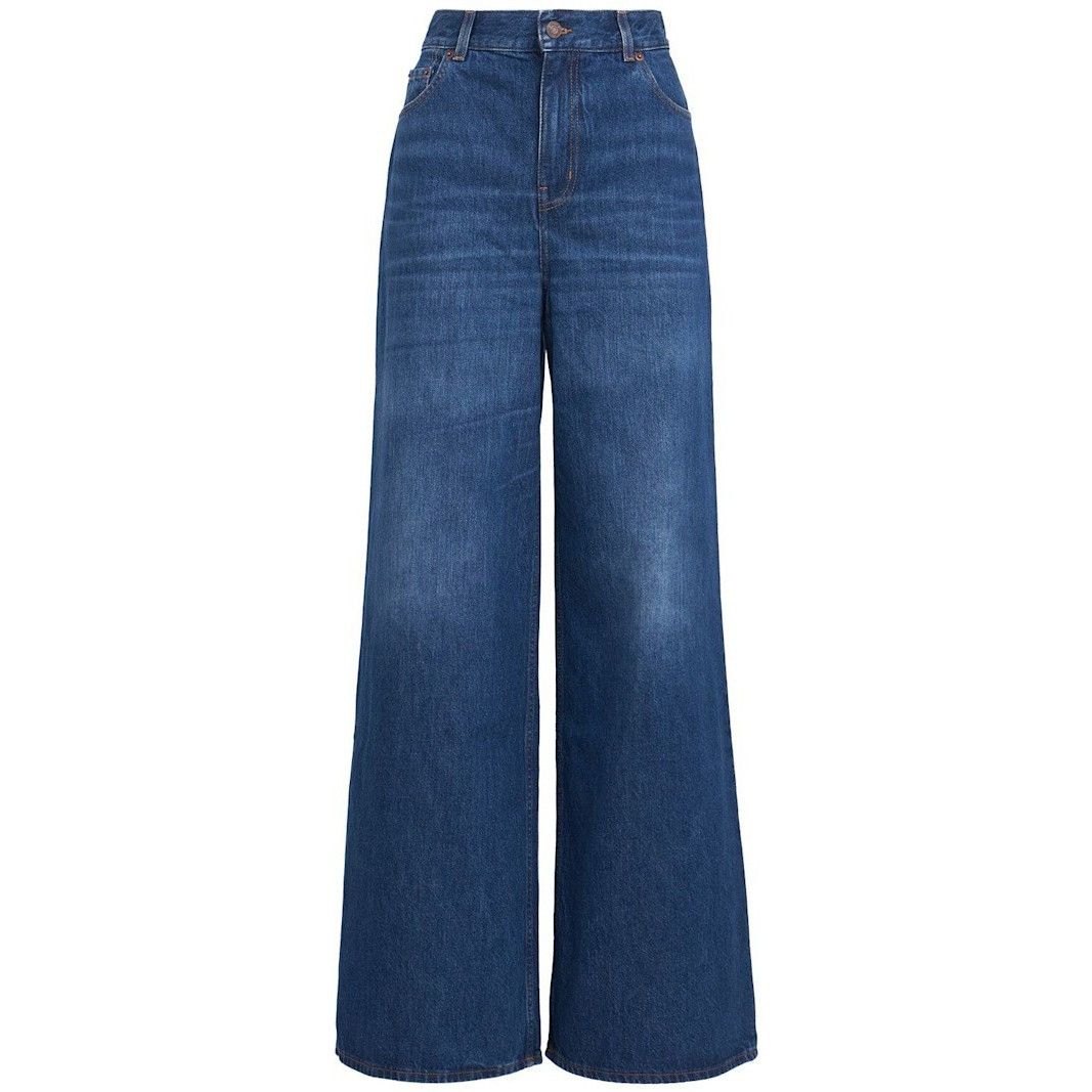 CHLOE High Waist Flared Blue Denim Jeans New & Authentic (Wo