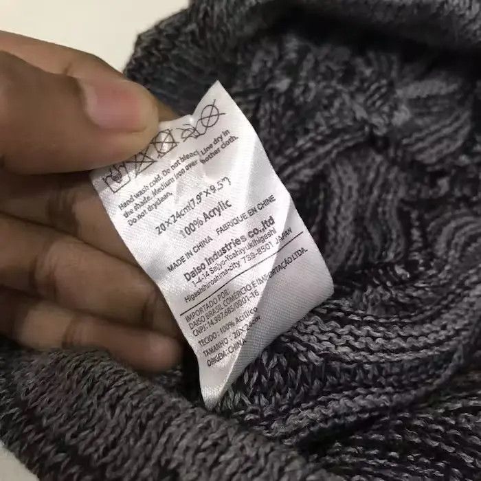 Japanese Brand × Vintage Japanese Brand Plain Beanie Hat Size ONE SIZE - 5 Thumbnail