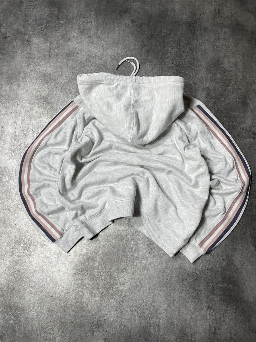 Vintage Streetwear Thick Hoodie Stripes Boxy Fit Thick y2k Size M / US 6-8 / IT 42-44 - 2 Thumbnail