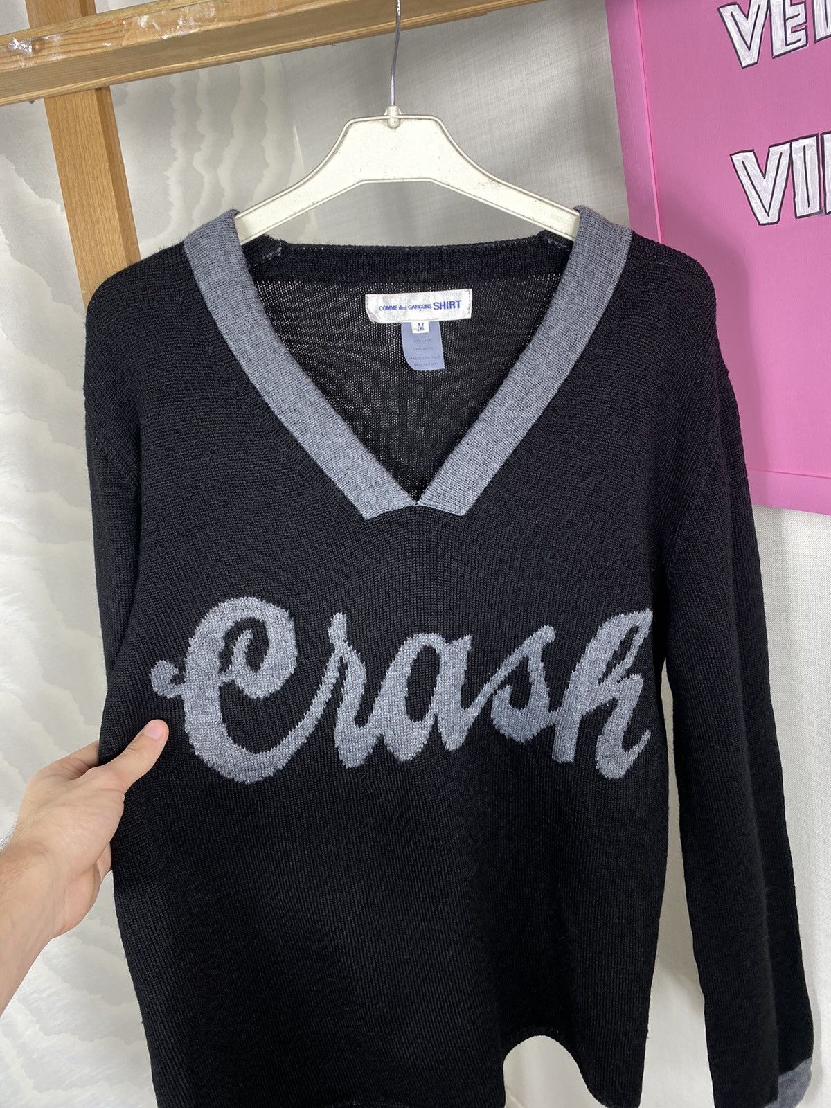 Comme des Garcons × Vintage Comme des Garcons Crash Sweater Size US M / EU 48-50 / 2 - 6 Thumbnail