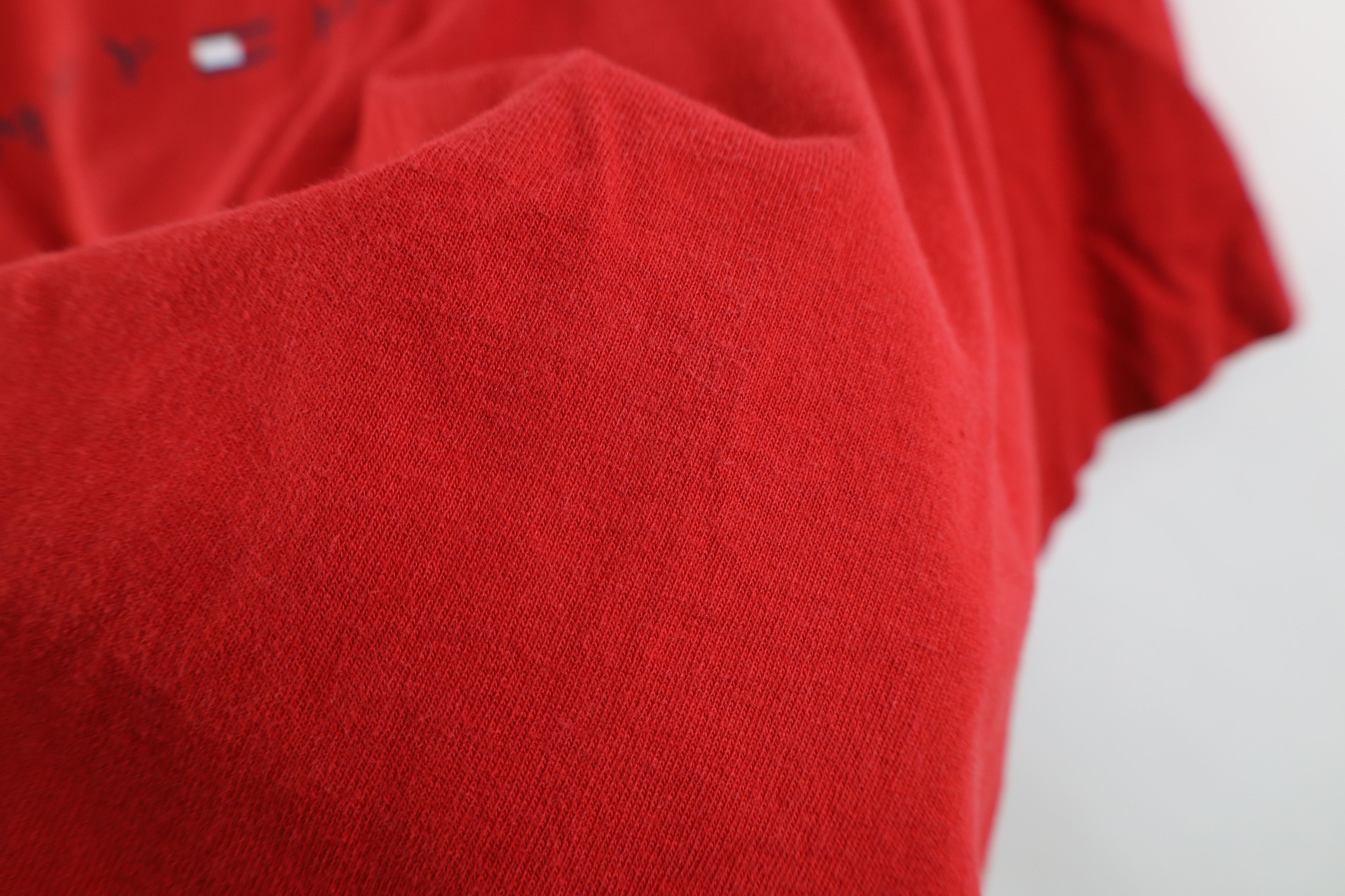 Tommy Hilfiger Vintage 90s Tommy Hilfiger Spell Short Sleeve T-Shirt Red Size US XXL / EU 58 / 5 - 6 Thumbnail