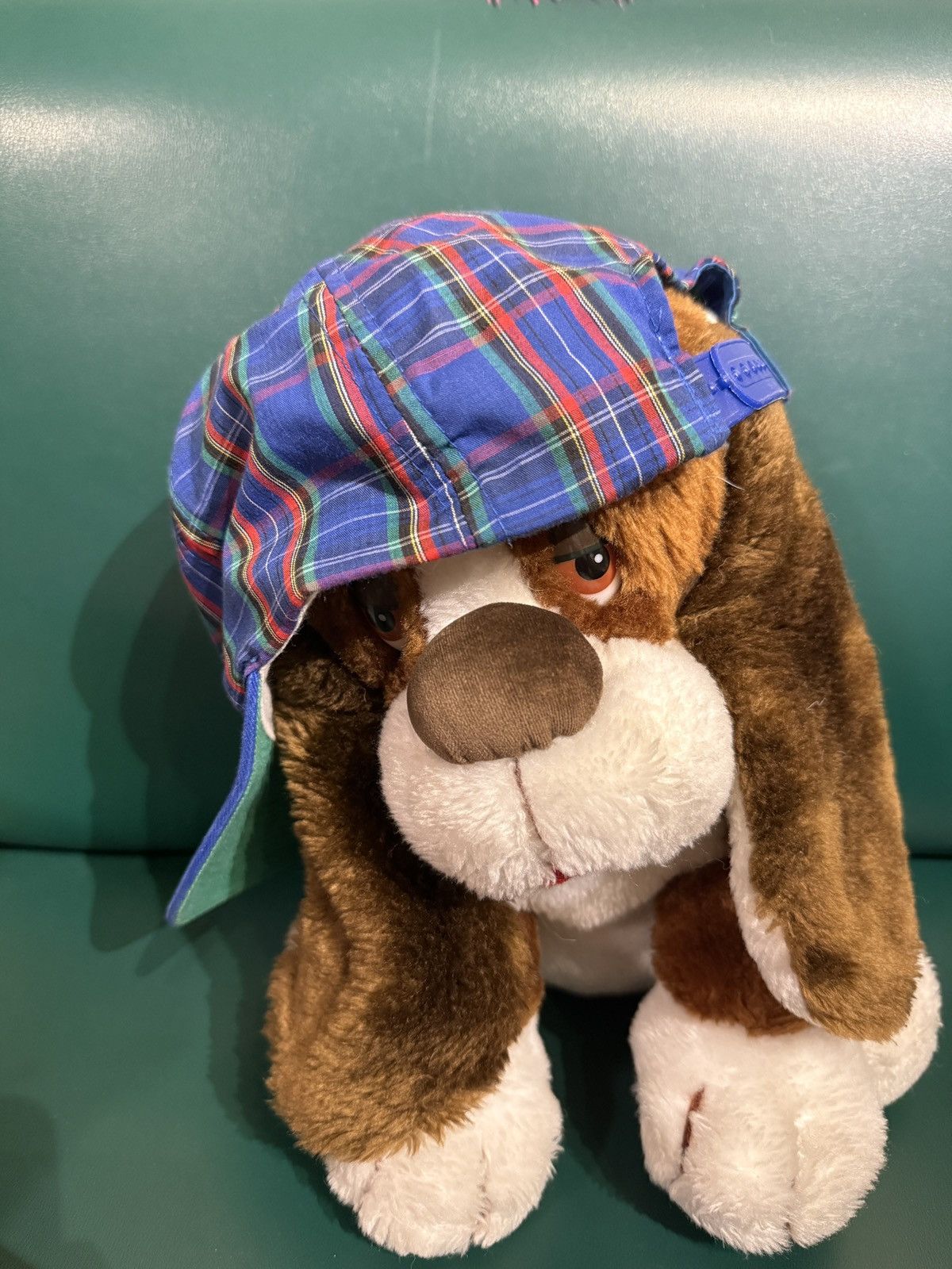 Vintage Vintage 90s BMW plaid hat Size ONE SIZE - 2 Thumbnail