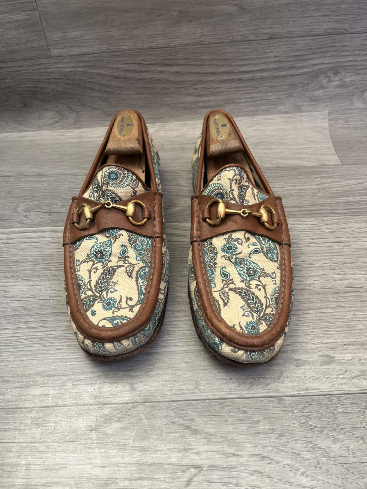 Gucci Gucci horsebit 1953 paisley floral loafers sz uk 8 Size US 9 / EU 42 - 3 Thumbnail