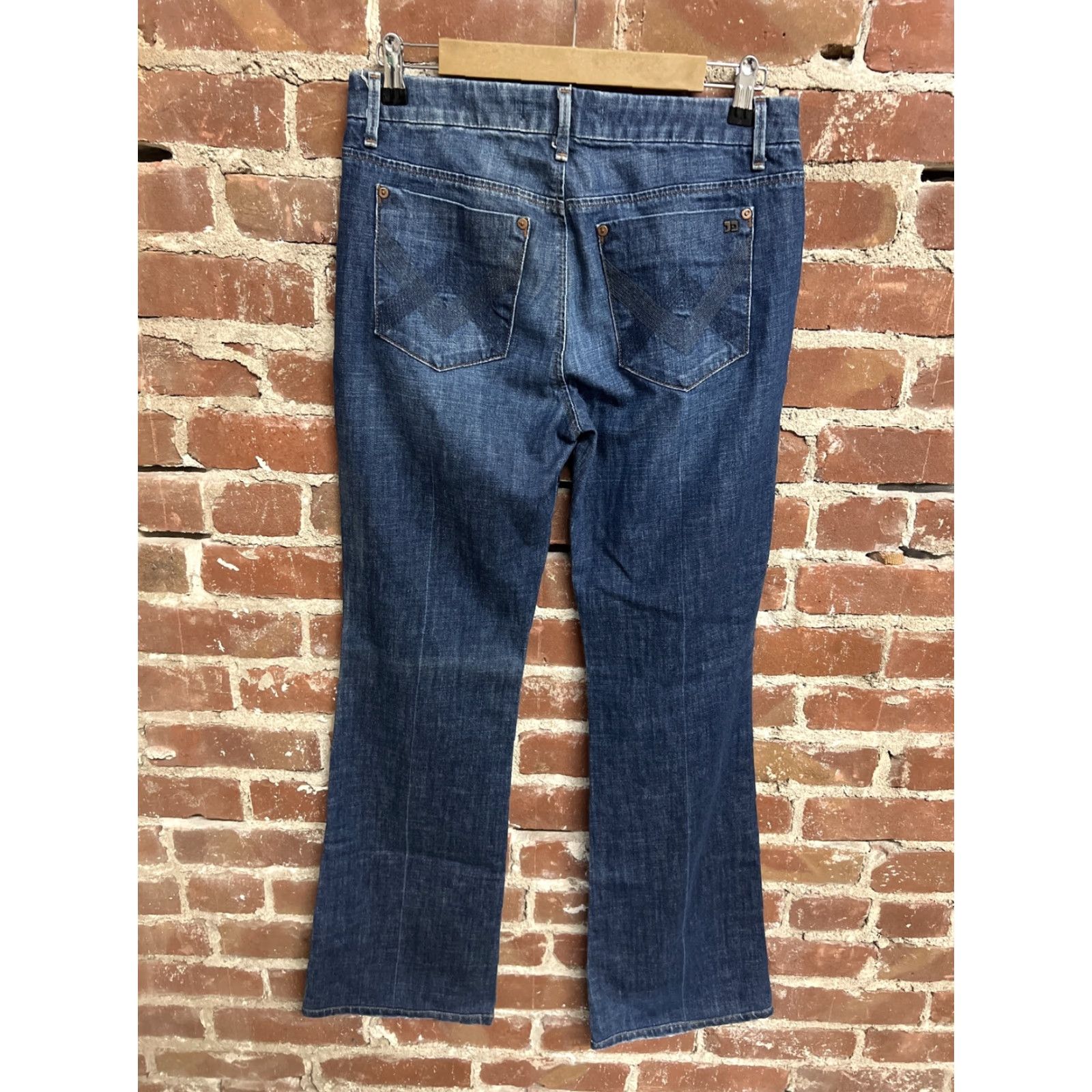 Vintage Joe's Jeans Womens 30 Blue Muse Mid Rise Bootcut Stretch Denim Cotton Blend Jeans Size 30" / US 8 / IT 44 - 2 Thumbnail