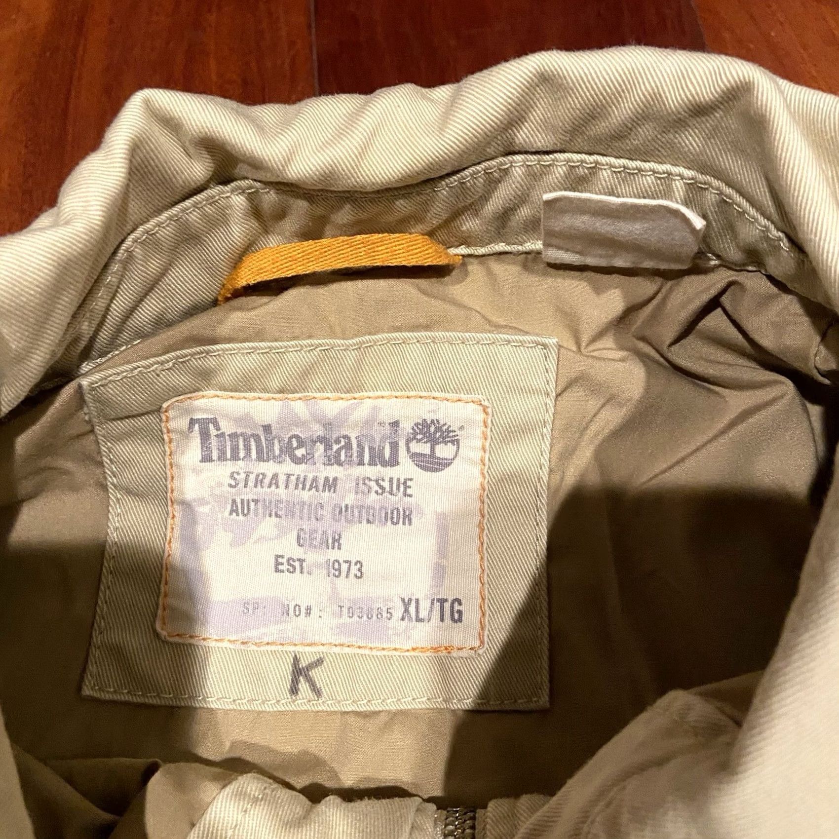 Timberland TIMBERLAND Stratham Jacket Men XL Cotton Workwear Canvas Brown Lined 90s Utility Zip Shirt?? Size US XL / EU 56 / 4 - 2 Thumbnail