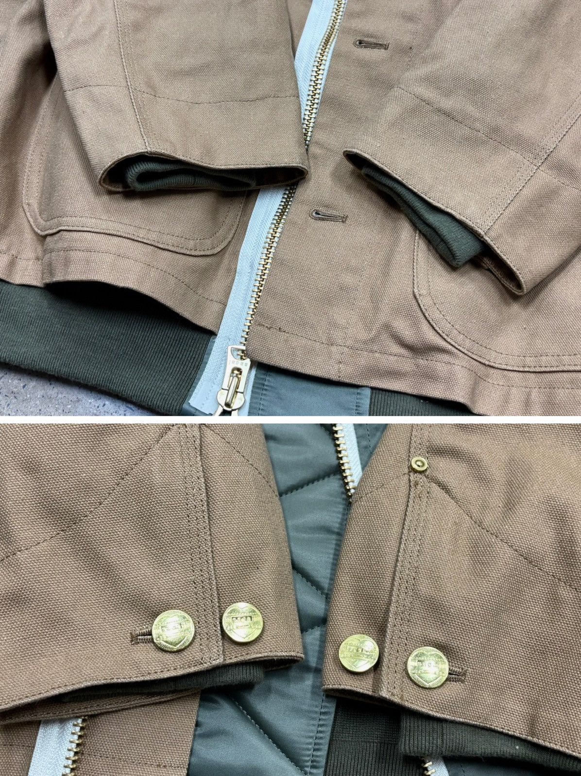 Carhartt Wip × Sacai Sacai x Carhartt WIP FW23 Patchwork Jacket Size US M / EU 48-50 / 2 - 7 Thumbnail