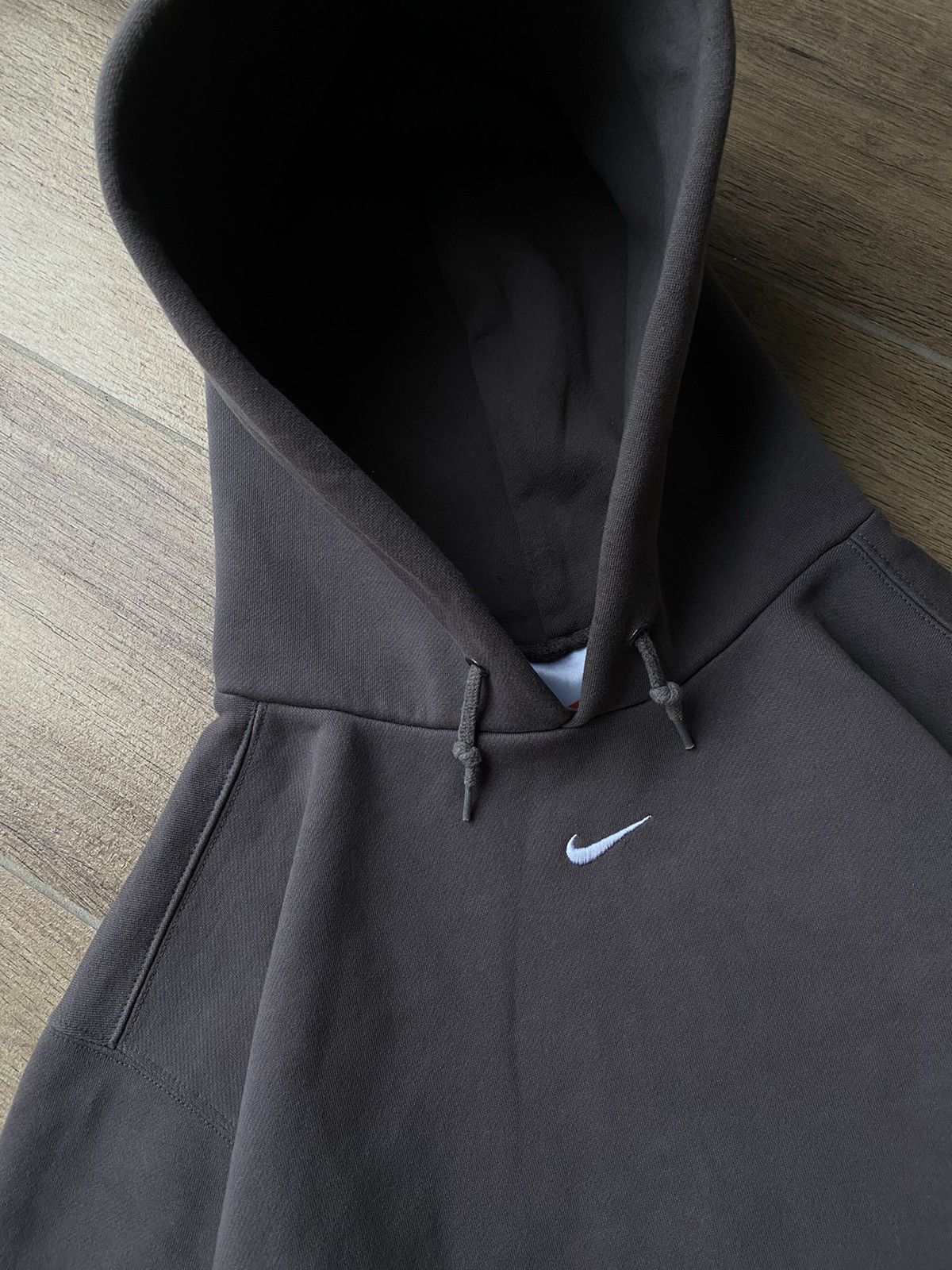 Nike Nike Vintage Center Swoosh Hoodie Made In USA Boxy Travis Size US M / EU 48-50 / 2 - 4 Thumbnail