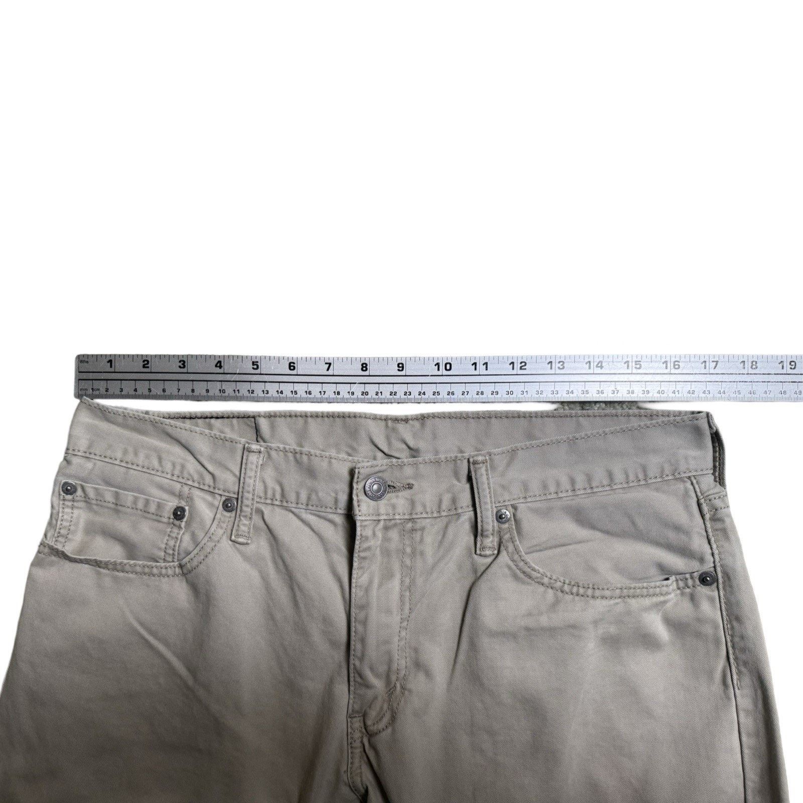 Levi's Vintage Y2K Levi's 514 Beige Khaki Pants Skater 34 x31 Size US 34 / EU 50 - 5 Thumbnail
