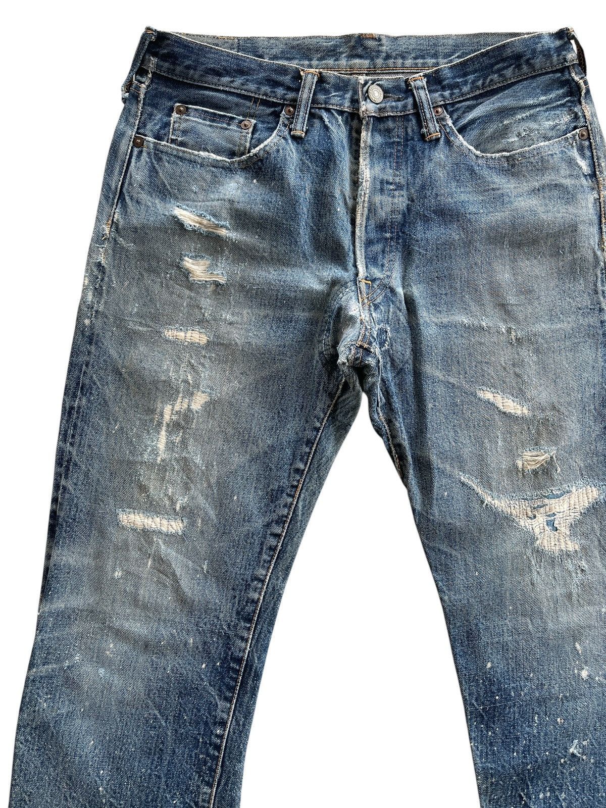 Studio D'Artisan Studio D'artisan Ripped Distressed Selvedge Denim Size US 32 / EU 48 - 5 Thumbnail