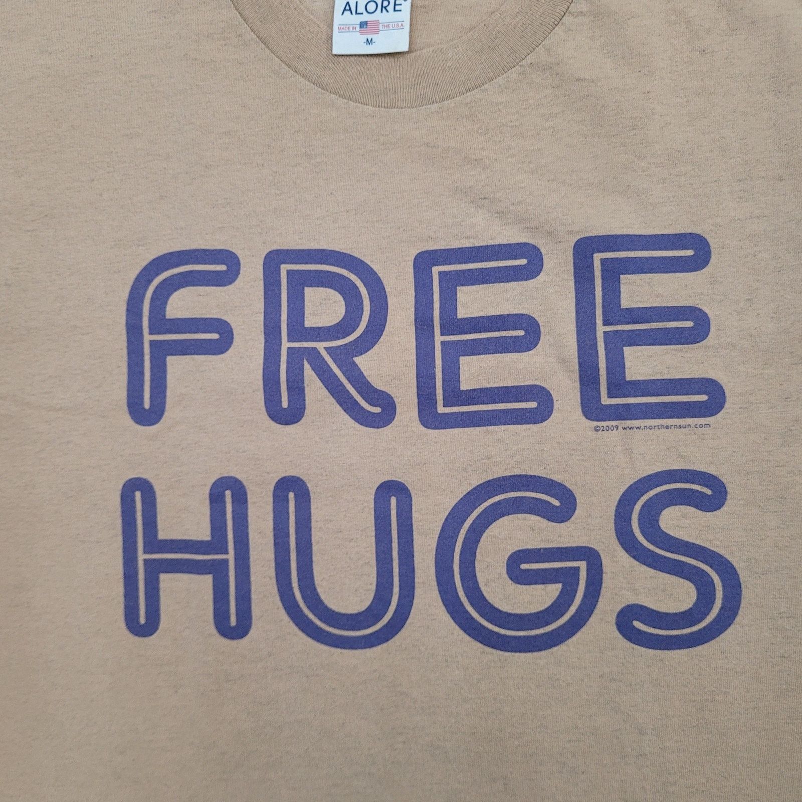 & Other Stories Free-Hug Shirt Womens Medium 20x26 Beige Statement Size M / US 6-8 / IT 42-44 - 8 Thumbnail