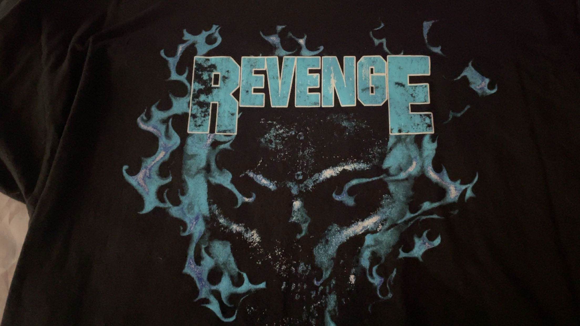 Revenge Revenge Smoke Skull Shirt (Blue) Size US XL / EU 56 / 4 - 2 Thumbnail