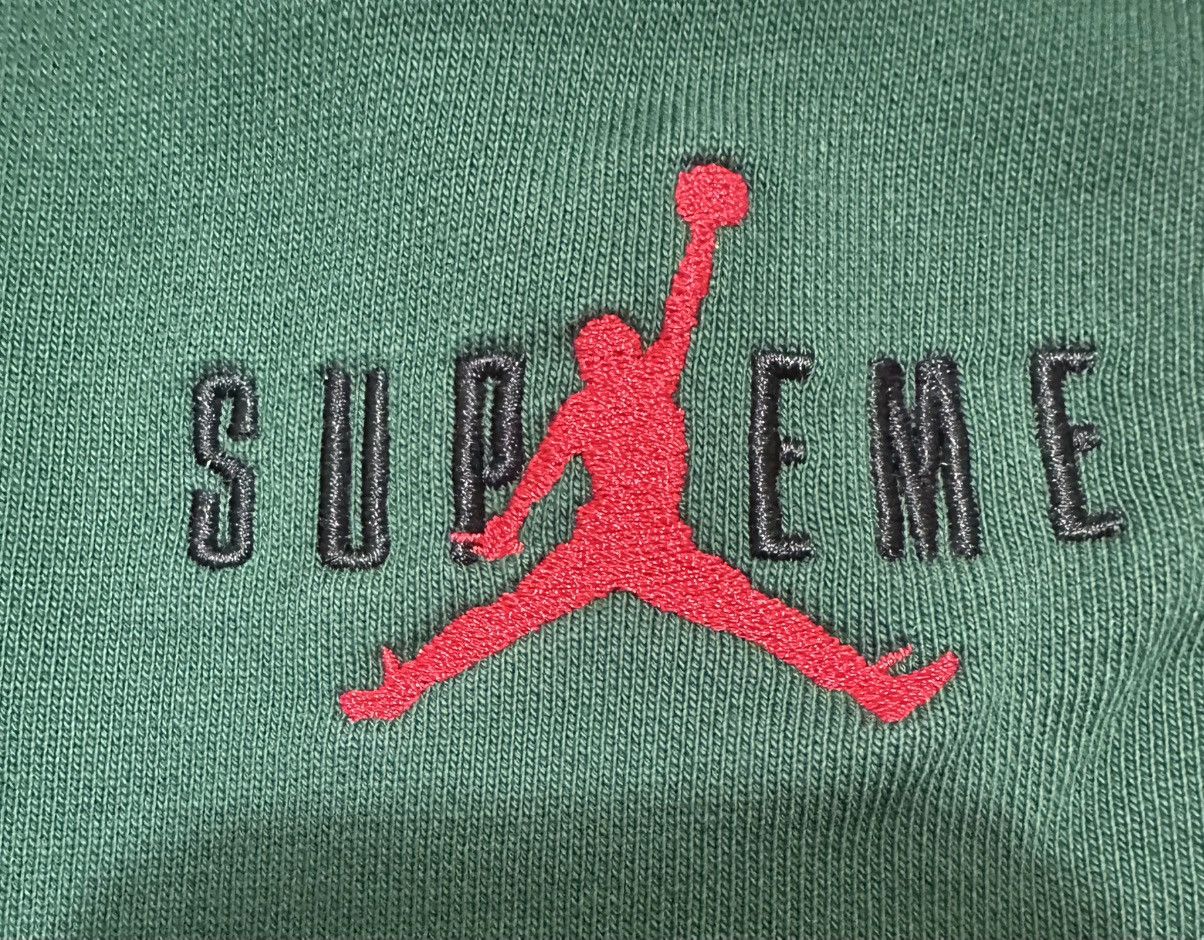 Jordan Brand × Supreme SUPREME X JORDAN FW24 SWEATPANTS SIZE MEDIUM GREEN Size US 32 / EU 48 - 5 Thumbnail