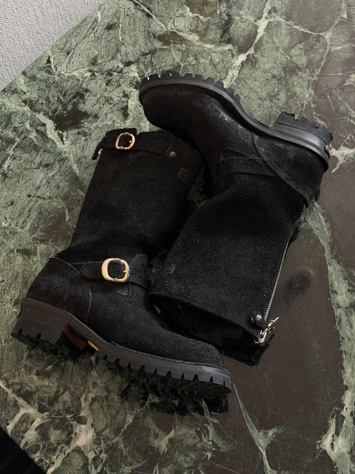 Chrome Hearts Chrome Hearts × Wesco Engineer Boots | Grailed