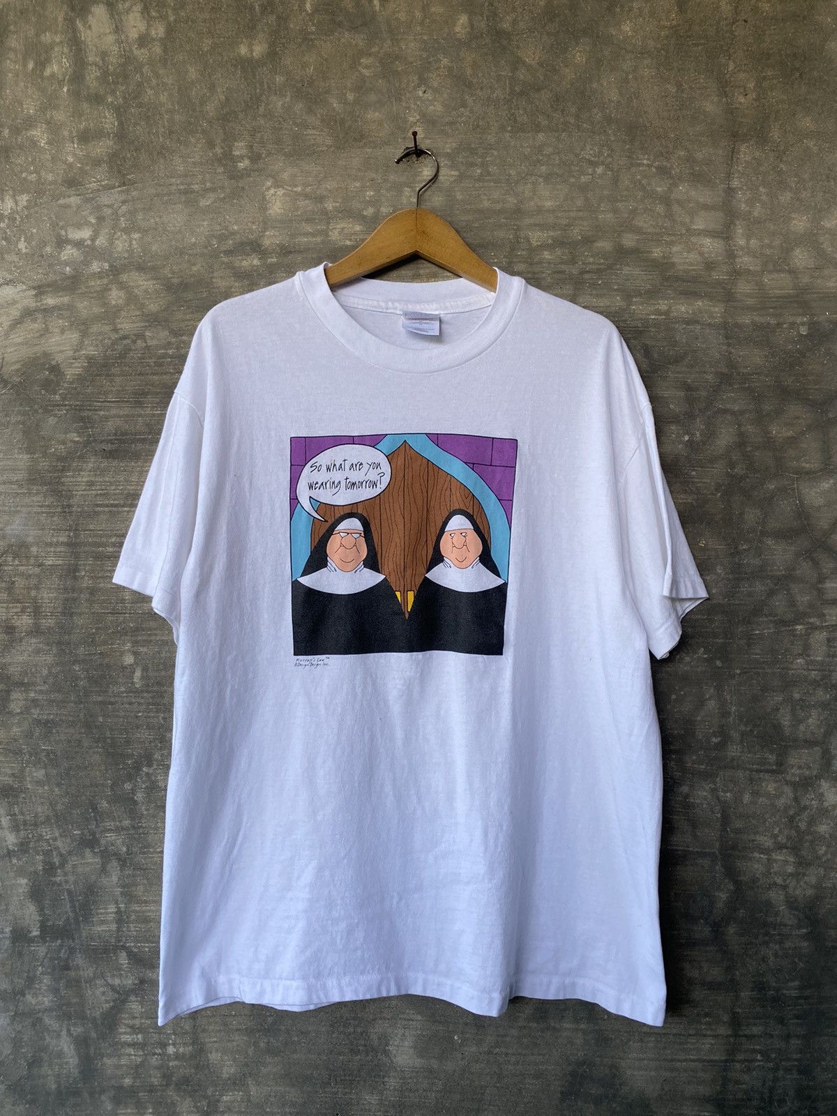 Hanes × Vintage 90s Hanes art Murray’s Law tee Size US M / EU 48-50 / 2 - 1 Thumbnail
