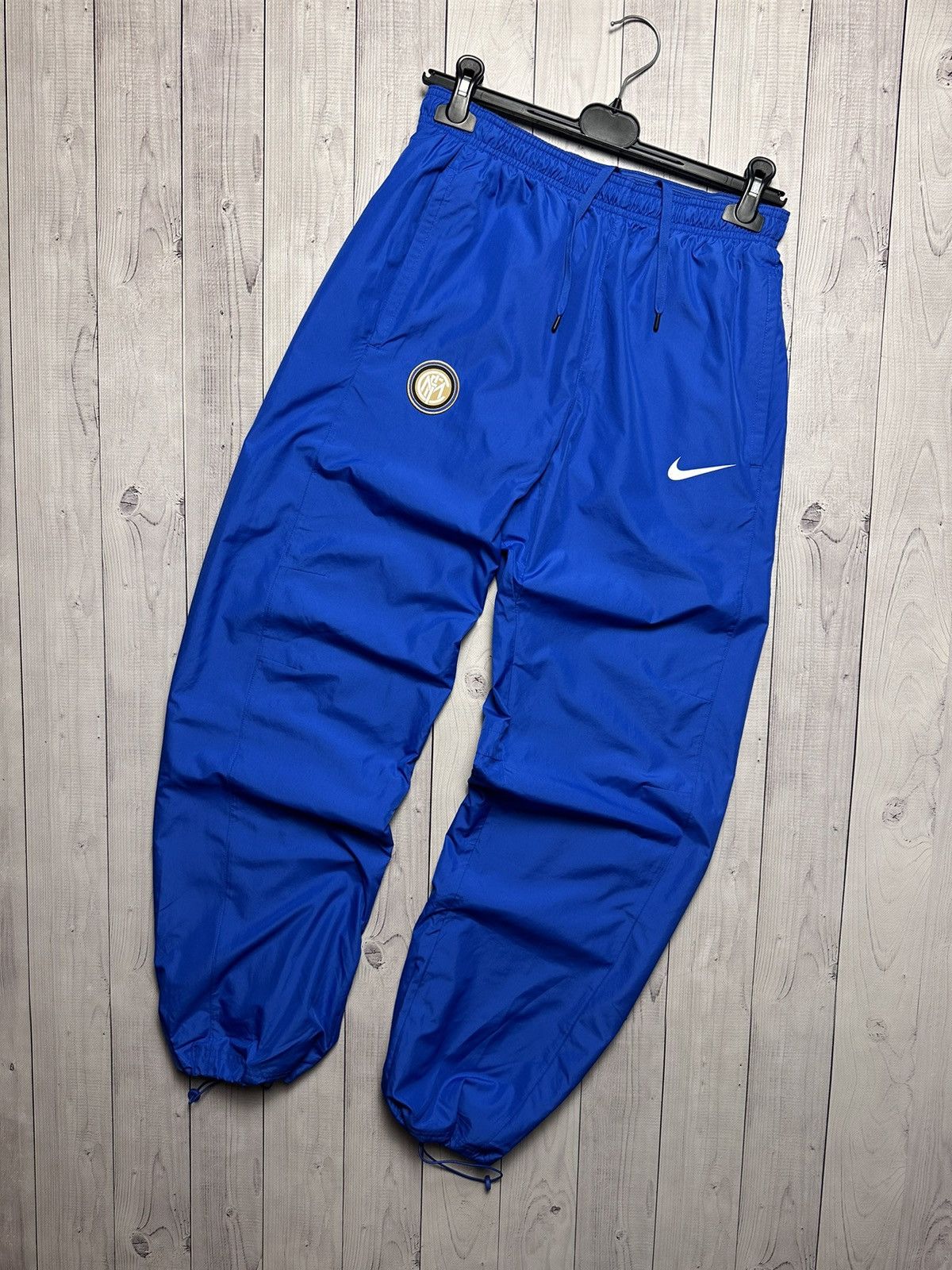 image of Vintage Nike Inter Soccer Jersey Drill Joggers Size M in Blue, Men's